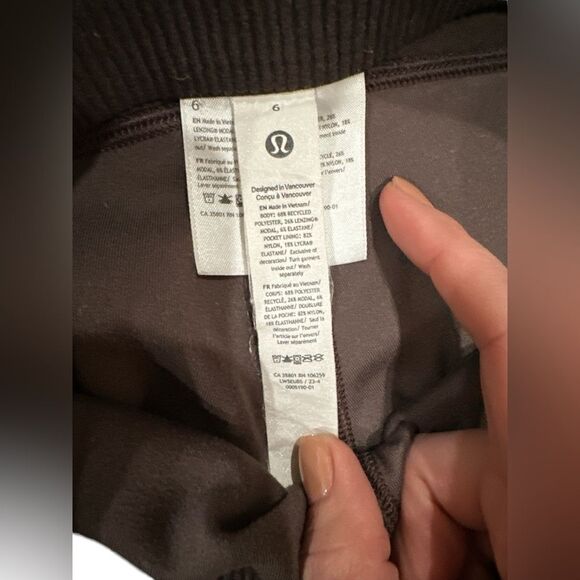 EUC Lululemon Brushed Softstreme Ribbed Zip Flared Pant 32.5" - Picture 8 of 14